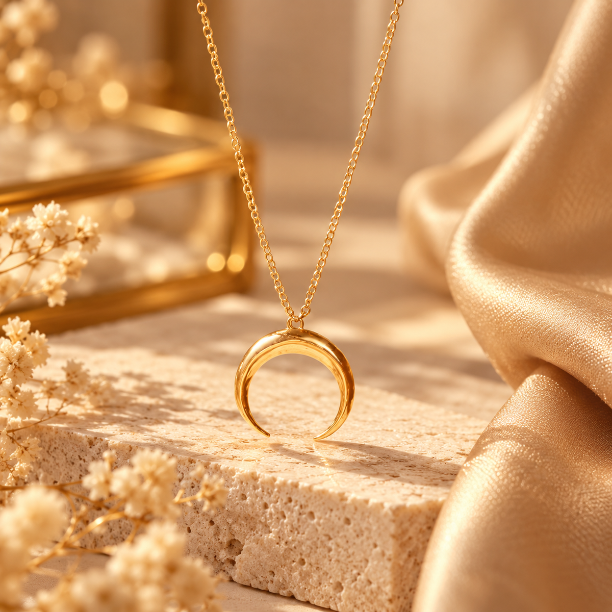 Collier Croissant de Lune Élégance