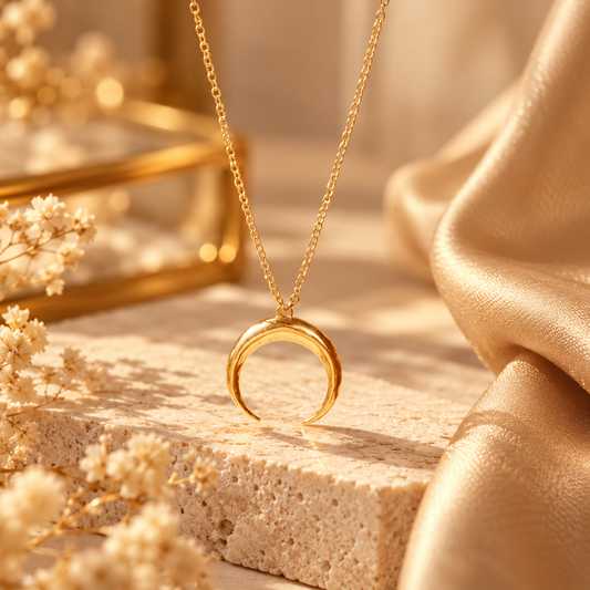 Collier Croissant de Lune Élégance