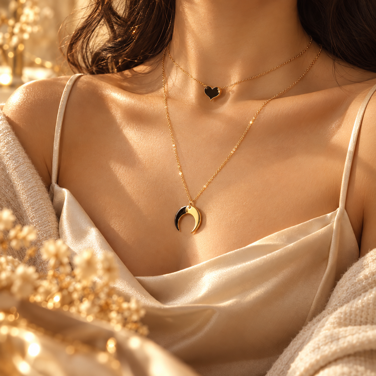 Collier Croissant de Lune Élégance